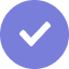 Purple checkmark